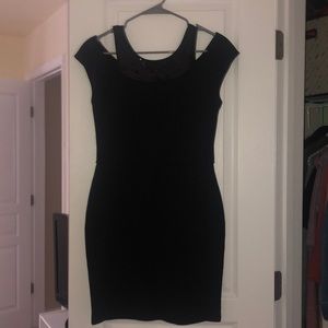 Black tight dress